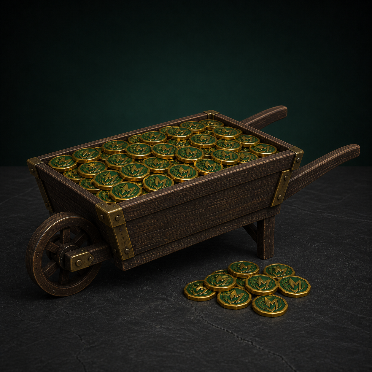 Freely Coin dolu el arabası
